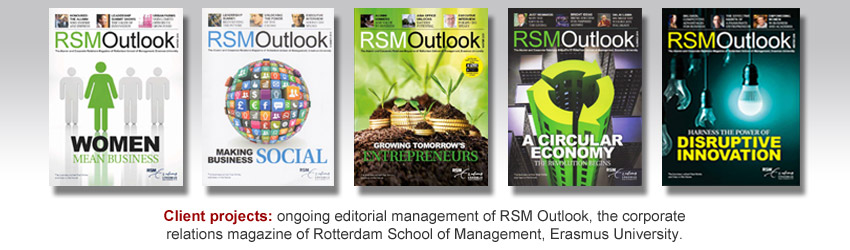 Editorial management of RSM Outlook magazine